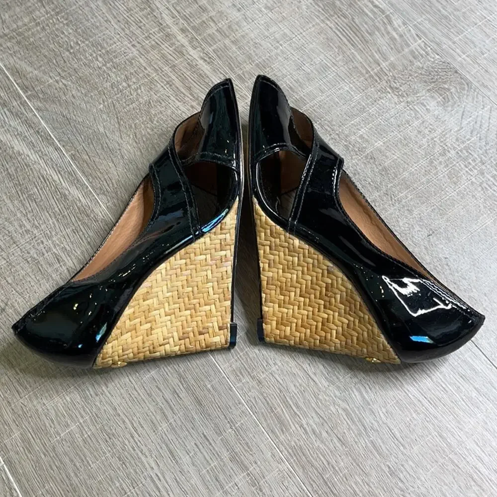 BCBGMaxAzria black patent
